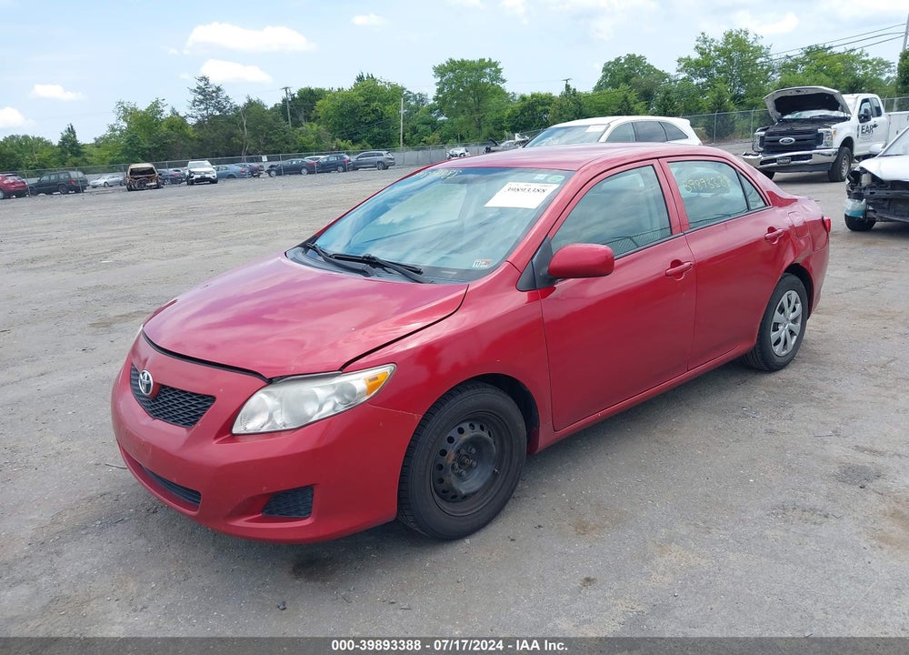 2010 TOYOTA COROLLA LE VIN: 2T1BU4EE4AC411174