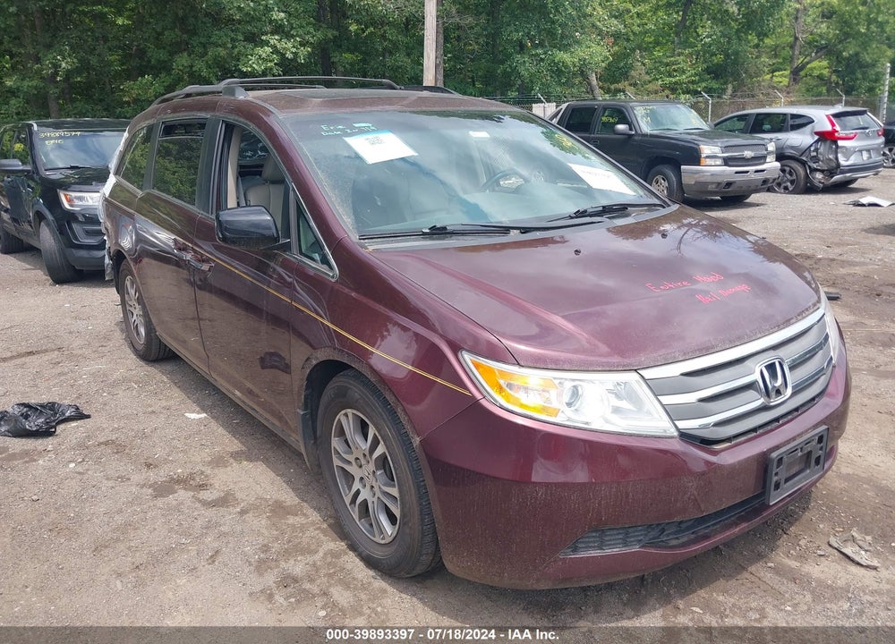 2011 HONDA ODYSSEY EX-L VIN: 5FNRL5H61BB024252