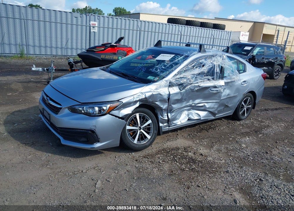 2022 SUBARU IMPREZA VIN: 4S3GKAV62N3609432
