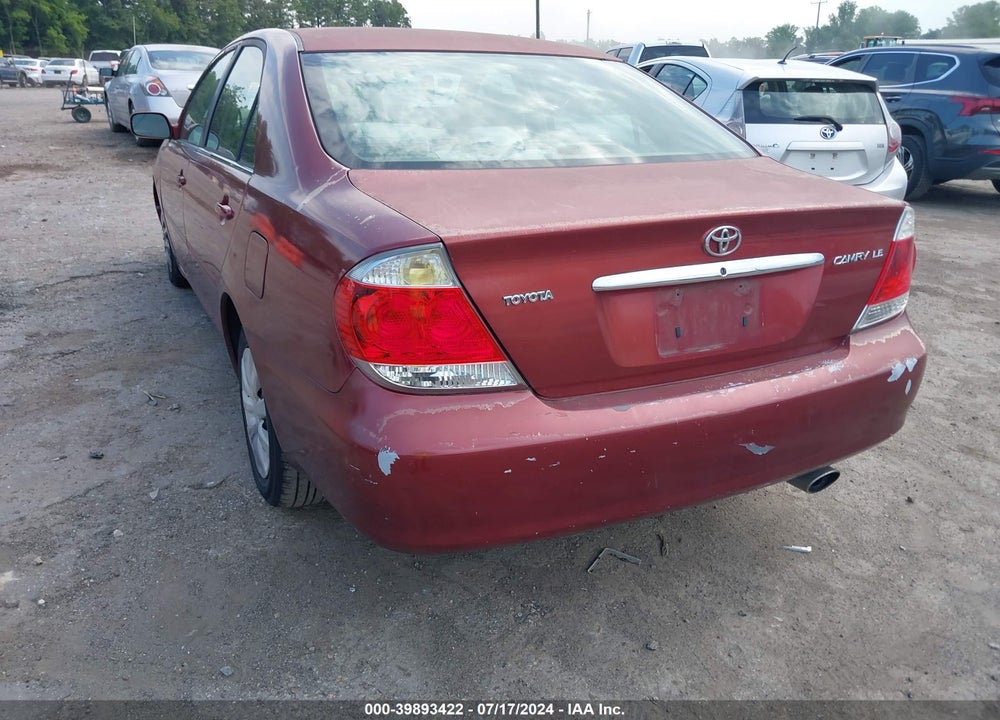 2005 TOYOTA CAMRY LE VIN: 4T1BE30K75U045784