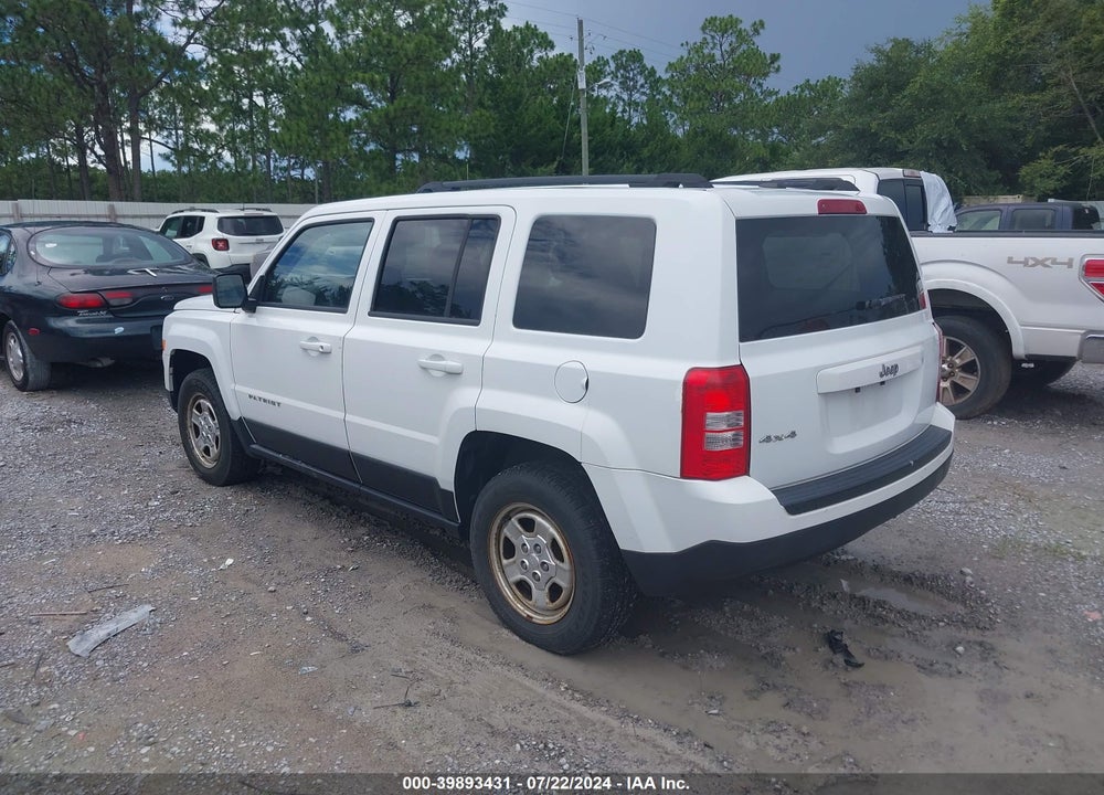 2016 JEEP PATRIOT SPORT VIN: 1C4NJRBB2GD521729