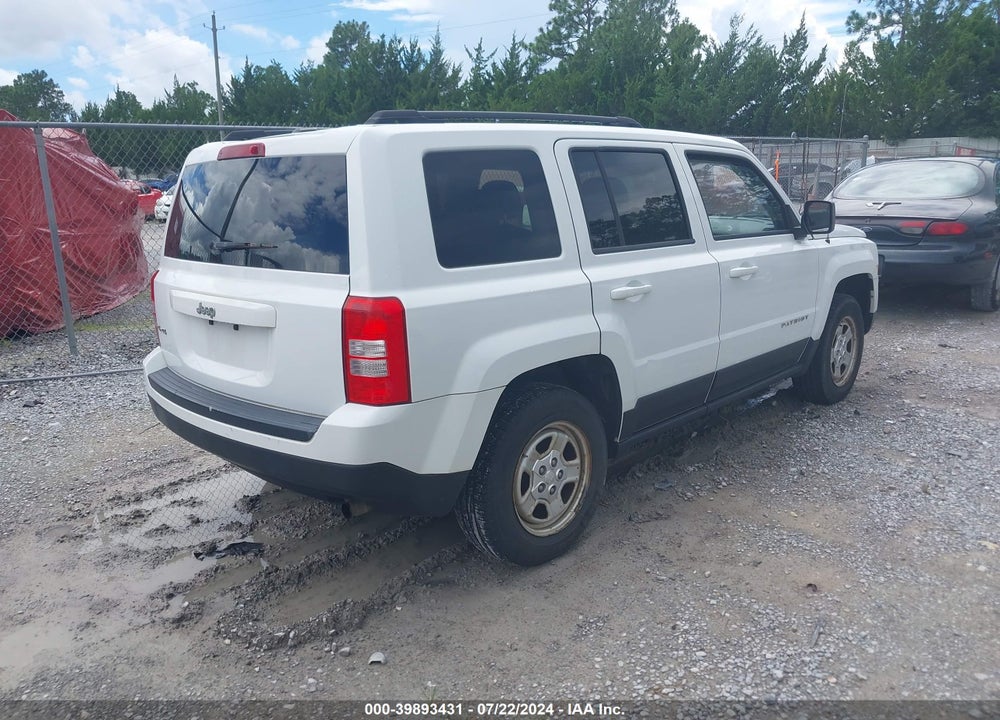 2016 JEEP PATRIOT SPORT VIN: 1C4NJRBB2GD521729