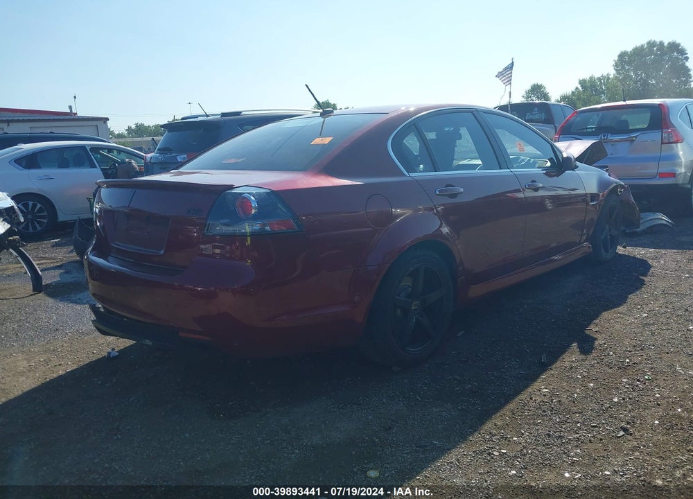 2009 PONTIAC G8 GT VIN: 6G2EC57YX9L176675