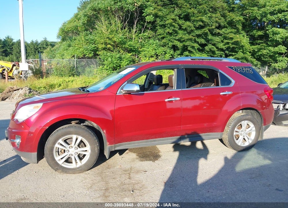 2012 CHEVROLET EQUINOX LTZ VIN: 2GNFLGE59C6375483
