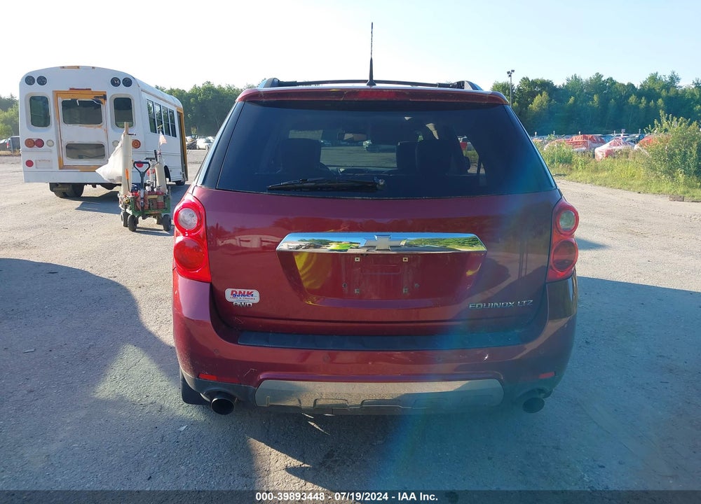 2012 CHEVROLET EQUINOX LTZ VIN: 2GNFLGE59C6375483
