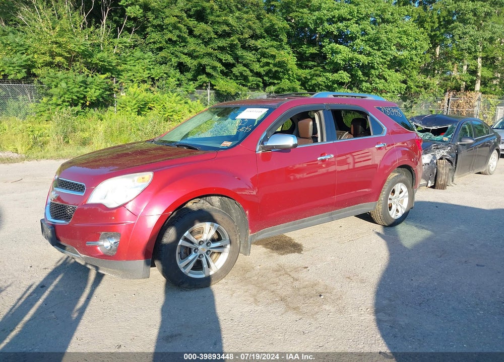 2012 CHEVROLET EQUINOX LTZ VIN: 2GNFLGE59C6375483