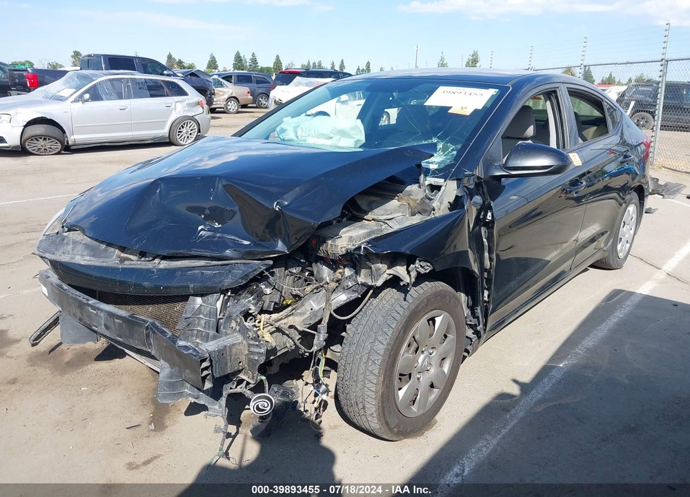 2017 HYUNDAI ELANTRA SE VIN: 5NPD74LF6HH183102