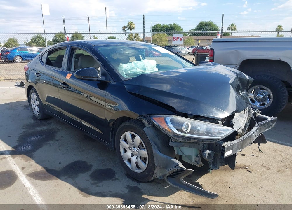 2017 HYUNDAI ELANTRA SE VIN: 5NPD74LF6HH183102
