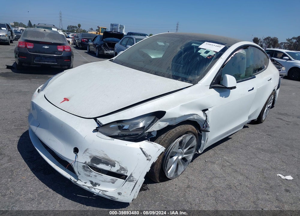 2023 TESLA MODEL Y AWD/LONG RANGE DUAL MOTOR ALL-WHEEL DRIVE VIN: 7SAYGDEE9PF807559