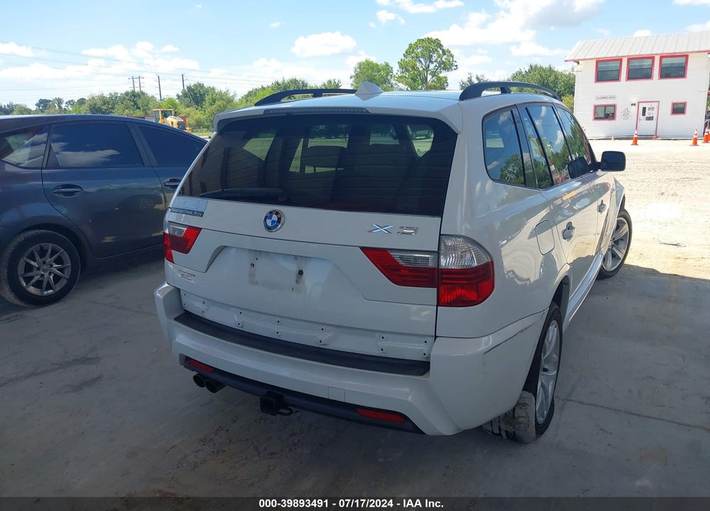 2007 BMW X3 3.0SI VIN: WBXPC93447WF11829