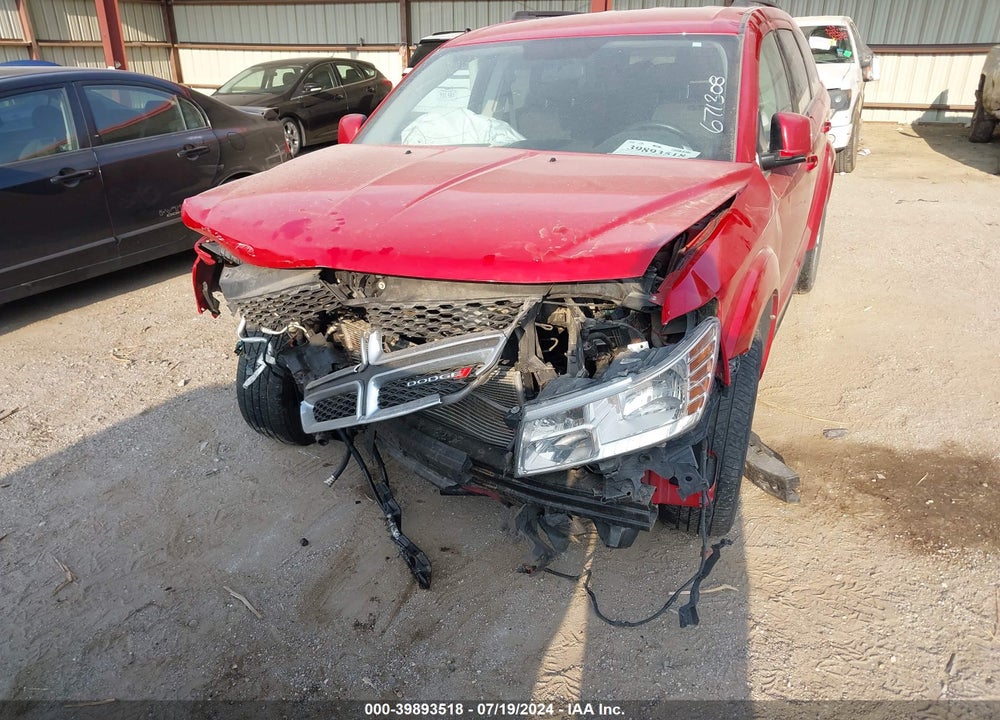 2016 DODGE JOURNEY SXT VIN: 3C4PDDBG8GT129525