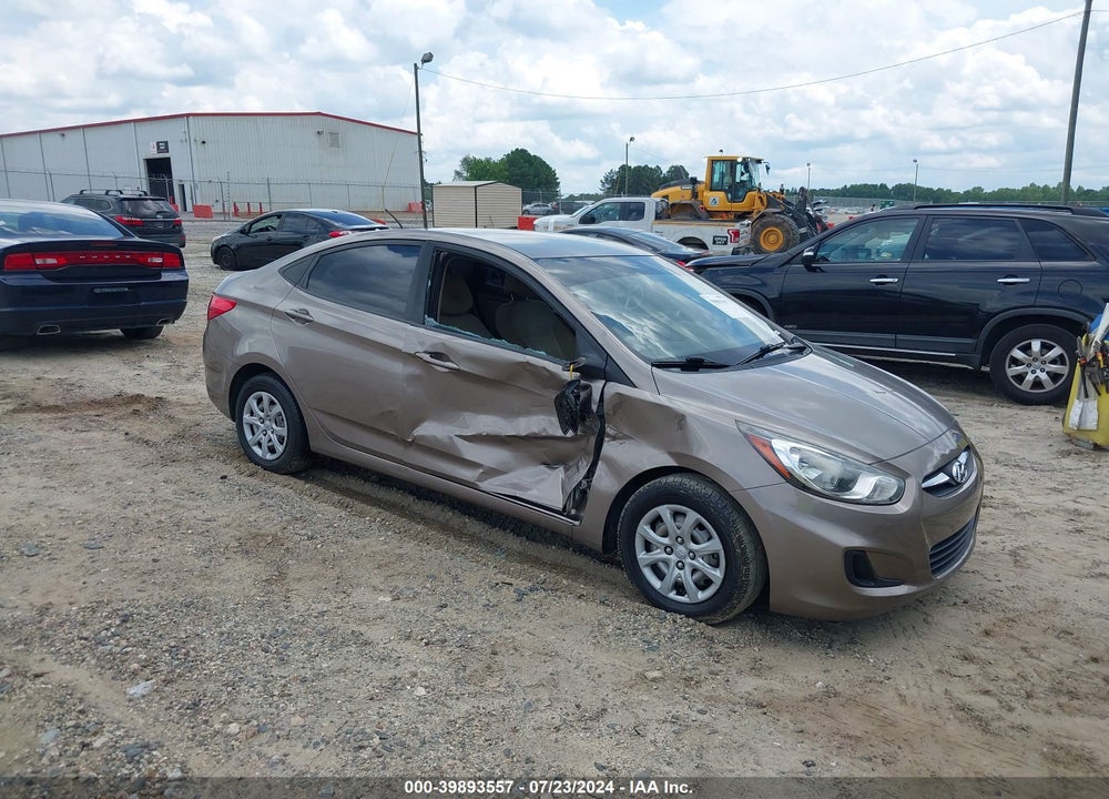 2012 HYUNDAI ACCENT GLS VIN: KMHCT4AE8CU053625