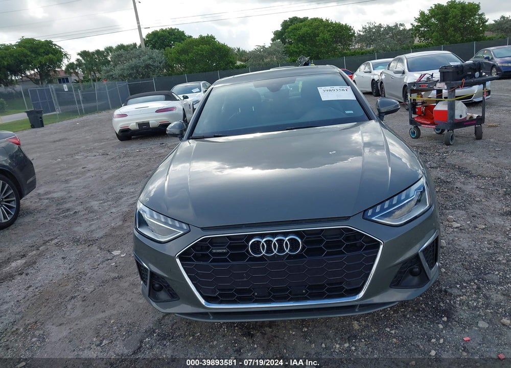 2023 AUDI A4 PREMIUM PLUS 45 TFSI S LINE QUATTRO S TRONIC VIN: WAUEAAF41PA031312