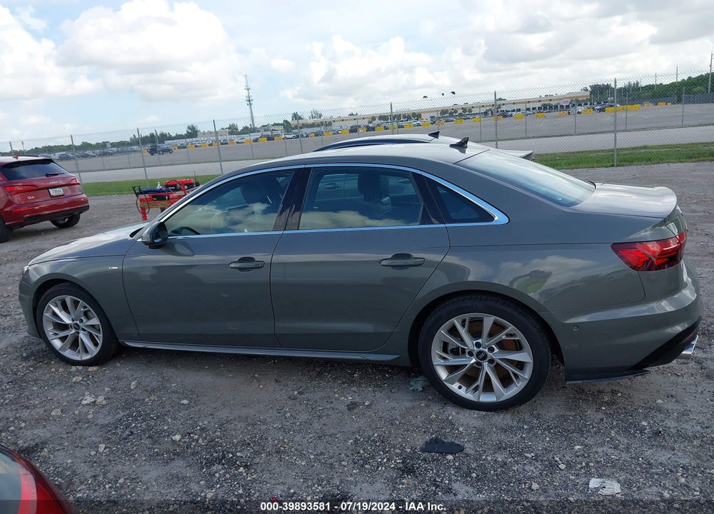 2023 AUDI A4 PREMIUM PLUS 45 TFSI S LINE QUATTRO S TRONIC VIN: WAUEAAF41PA031312