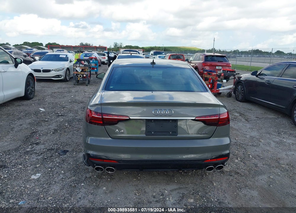 2023 AUDI A4 PREMIUM PLUS 45 TFSI S LINE QUATTRO S TRONIC VIN: WAUEAAF41PA031312