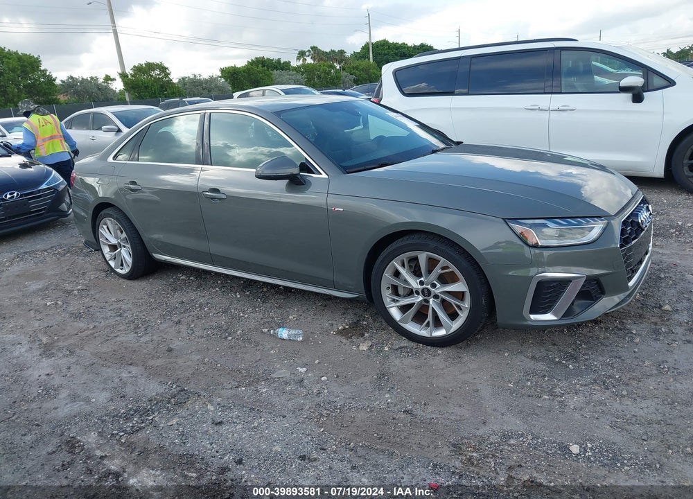 2023 AUDI A4 PREMIUM PLUS 45 TFSI S LINE QUATTRO S TRONIC VIN: WAUEAAF41PA031312