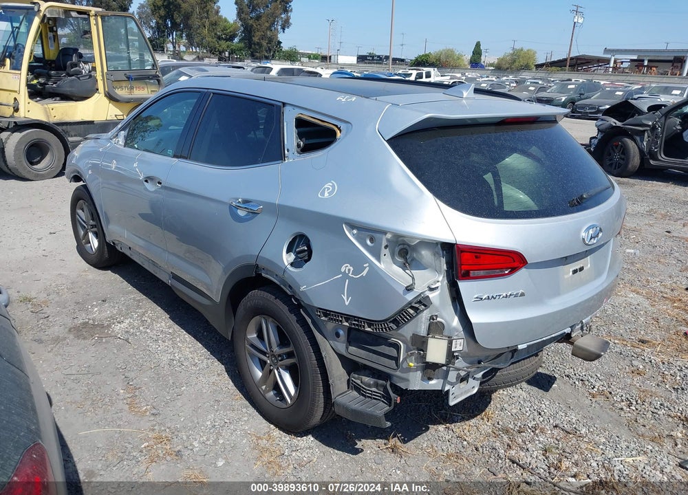 2017 HYUNDAI SANTA FE SPORT 2.4L VIN: 5XYZU3LB3HG383738