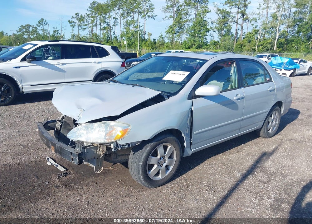 2005 TOYOTA COROLLA LE VIN: 2T1BR32E45C394284