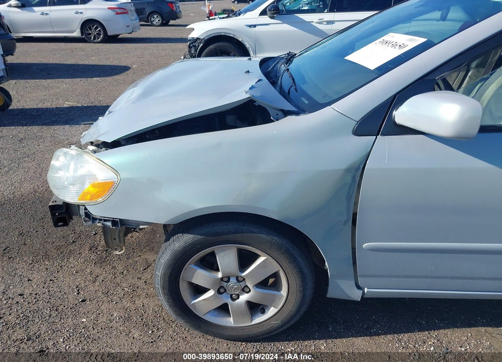 2005 TOYOTA COROLLA LE VIN: 2T1BR32E45C394284