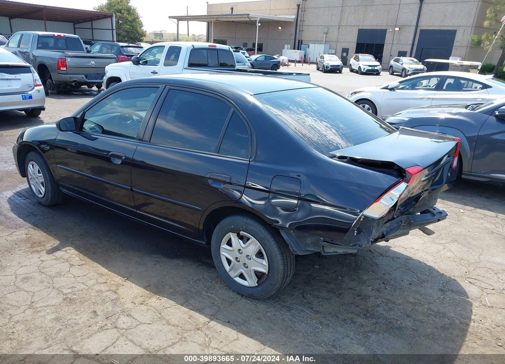 2003 HONDA CIVIC LX VIN: 2HGES16553H580310