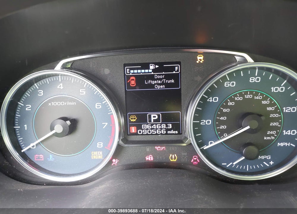 2017 SUBARU CROSSTREK 2.0I LIMITED VIN: JF2GPAKC7HH269540