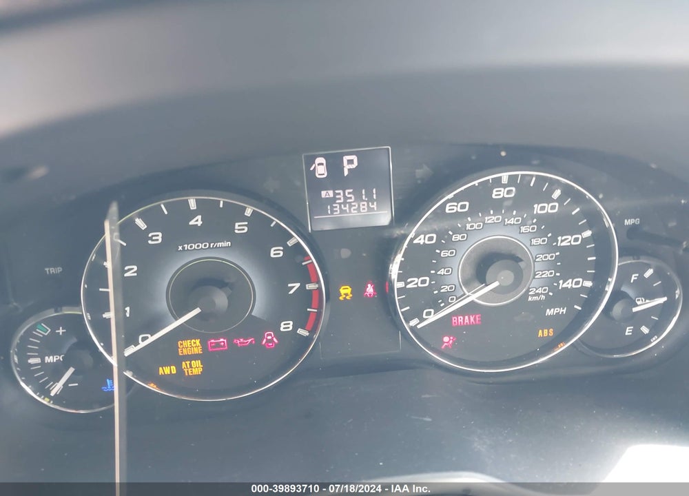 2010 SUBARU OUTBACK VIN: 4S4BRBKC7A3342767