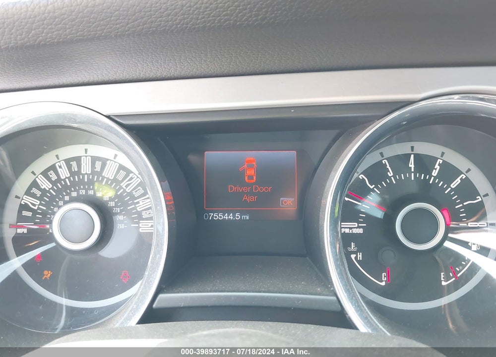 2013 FORD MUSTANG V6 PREMIUM VIN: 1ZVBP8AM4D5244986