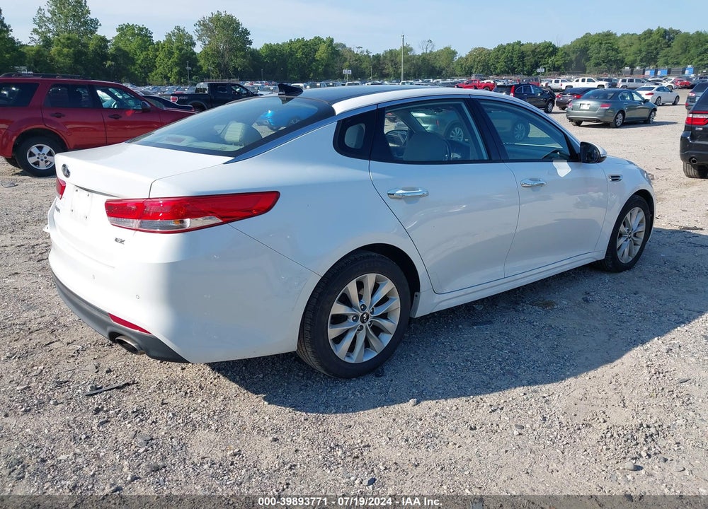 2018 KIA OPTIMA EX VIN: 5XXGU4L34JG183595