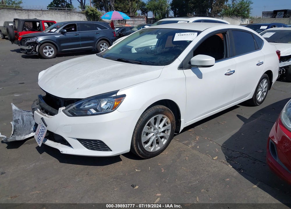 2019 NISSAN SENTRA SV VIN: 3N1AB7AP3KY287641