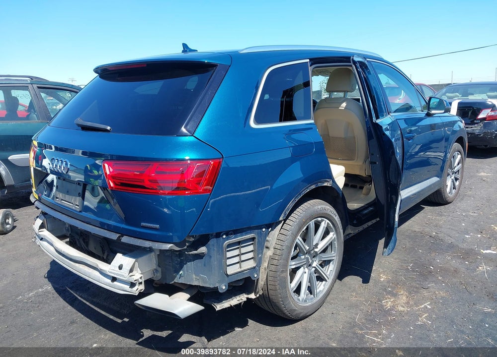 2018 AUDI Q7 2.0T PREMIUM VIN: WA1LHAF76JD021780