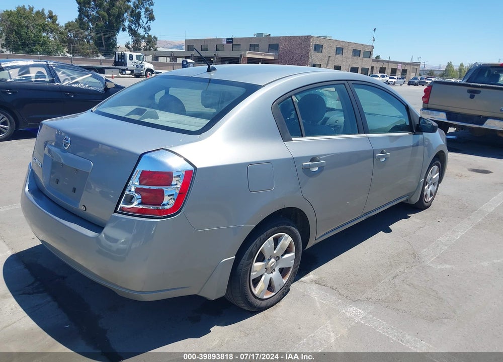 2008 NISSAN SENTRA 2.0 VIN: 3N1AB61E38L715237
