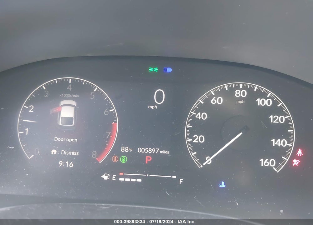 2024 HONDA CIVIC EX-L VIN: 19XFL1H73RE000281
