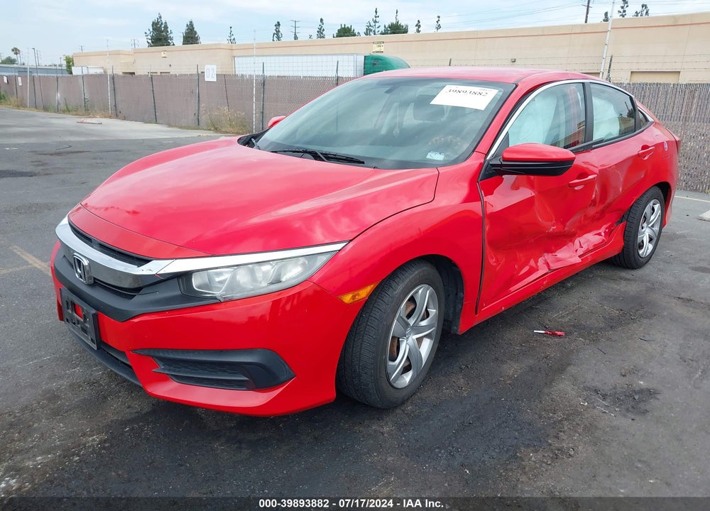 2016 HONDA CIVIC LX VIN: 2HGFC2F51GH528203