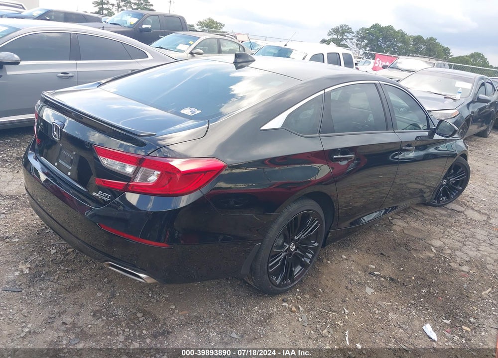 2022 HONDA ACCORD SPORT 2.0T VIN: 1HGCV2F33NA015963