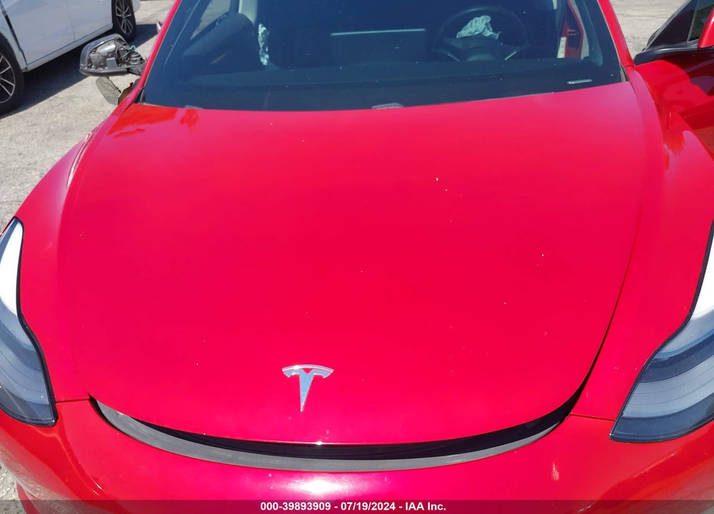 2021 TESLA MODEL 3 STANDARD RANGE PLUS REAR-WHEEL DRIVE VIN: 5YJ3E1EA0MF996395