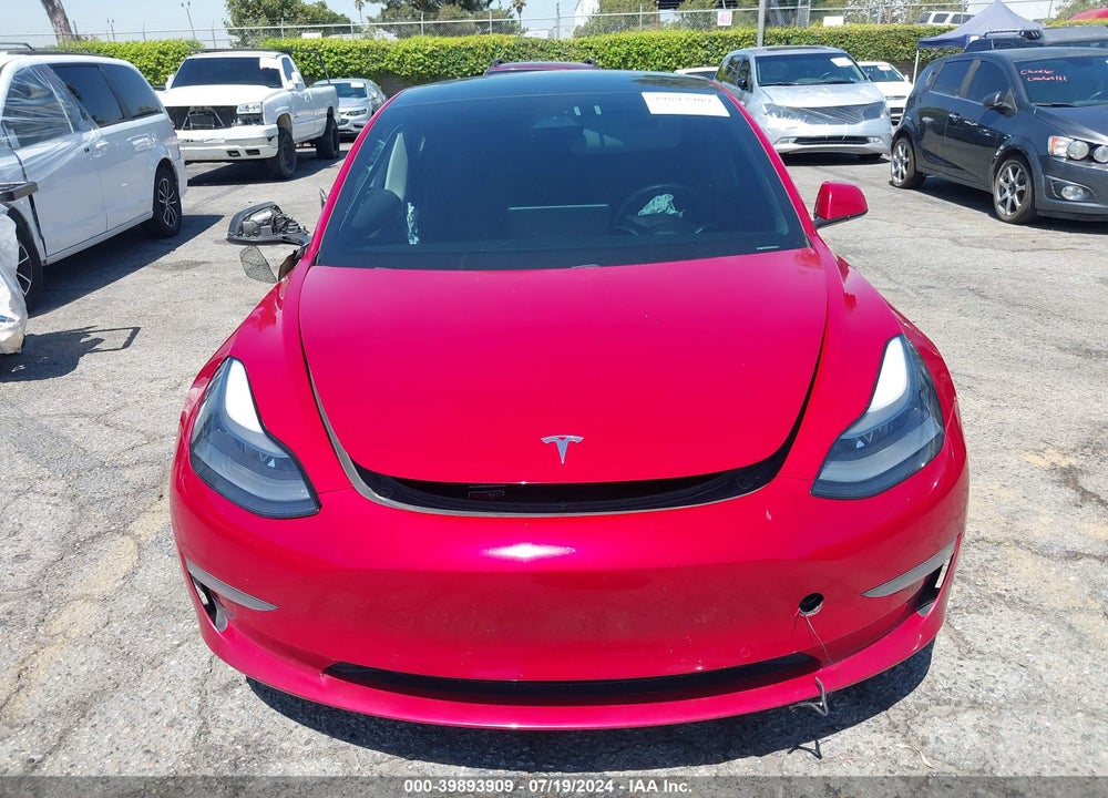 2021 TESLA MODEL 3 STANDARD RANGE PLUS REAR-WHEEL DRIVE VIN: 5YJ3E1EA0MF996395