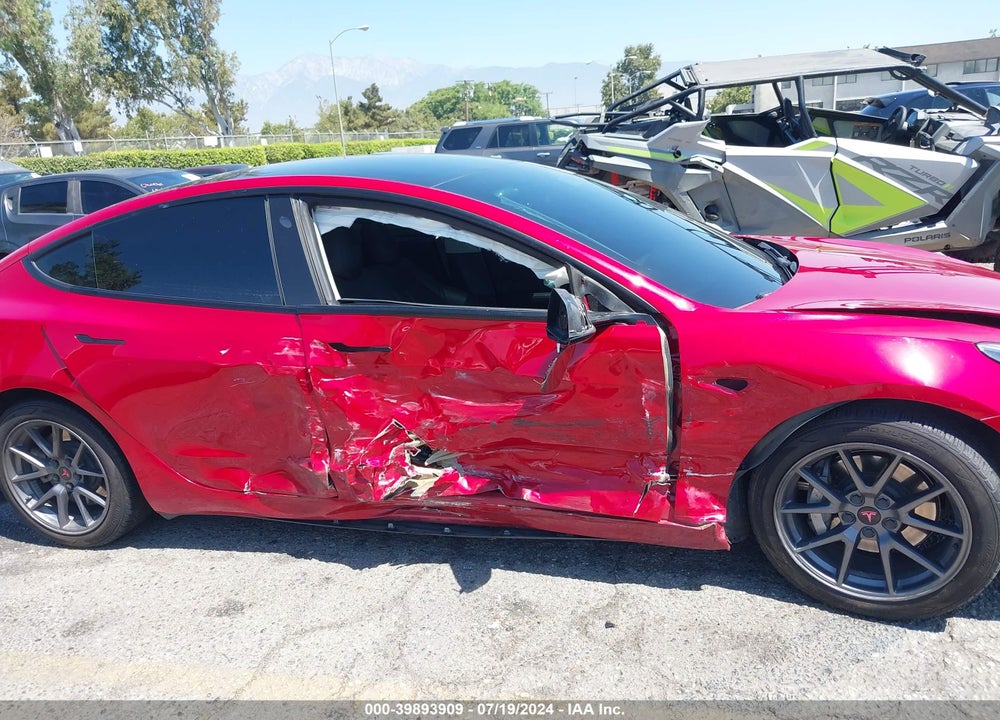 2021 TESLA MODEL 3 STANDARD RANGE PLUS REAR-WHEEL DRIVE VIN: 5YJ3E1EA0MF996395