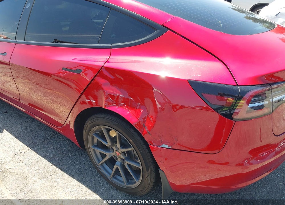 2021 TESLA MODEL 3 STANDARD RANGE PLUS REAR-WHEEL DRIVE VIN: 5YJ3E1EA0MF996395