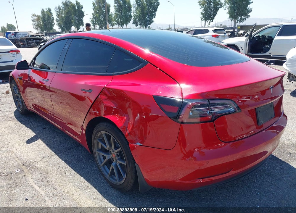 2021 TESLA MODEL 3 STANDARD RANGE PLUS REAR-WHEEL DRIVE VIN: 5YJ3E1EA0MF996395