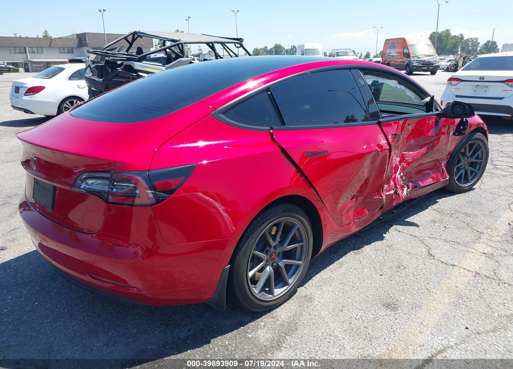 2021 TESLA MODEL 3 STANDARD RANGE PLUS REAR-WHEEL DRIVE VIN: 5YJ3E1EA0MF996395