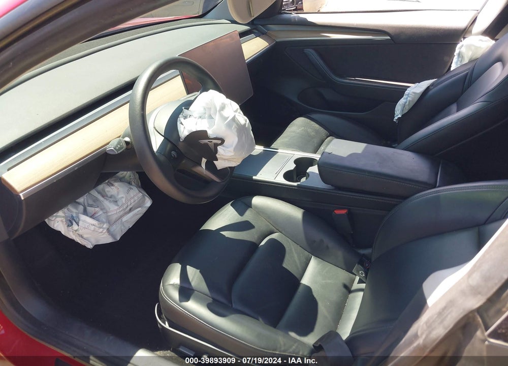 2021 TESLA MODEL 3 STANDARD RANGE PLUS REAR-WHEEL DRIVE VIN: 5YJ3E1EA0MF996395