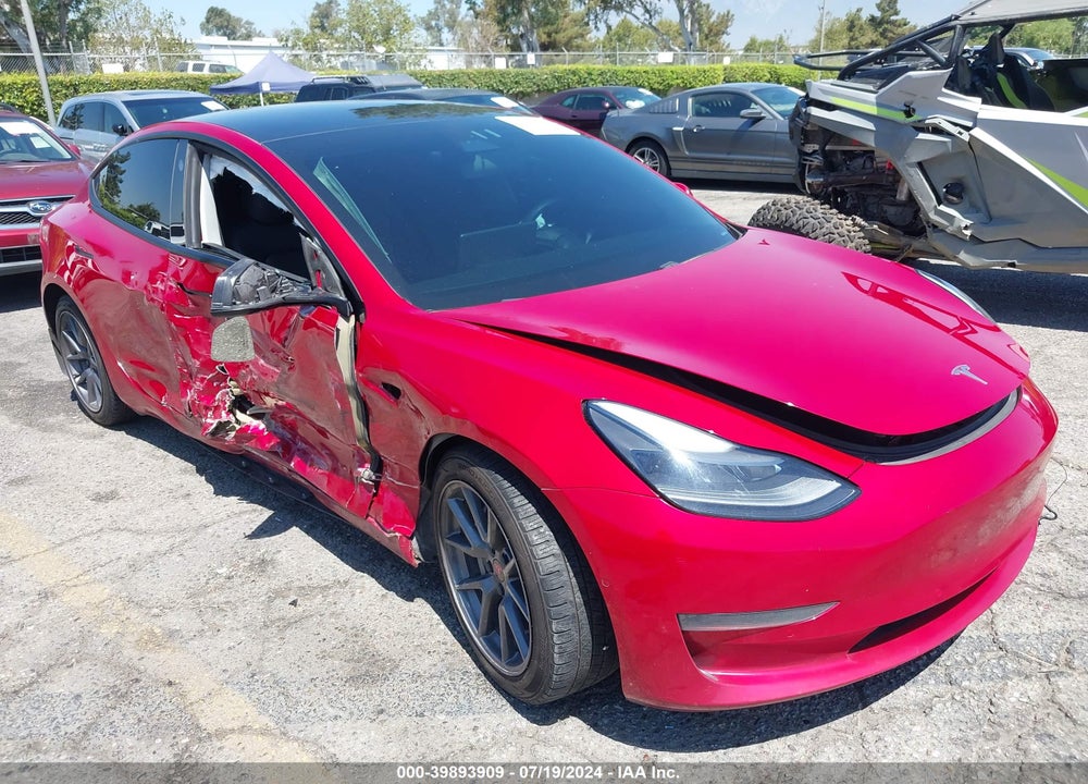 2021 TESLA MODEL 3 STANDARD RANGE PLUS REAR-WHEEL DRIVE VIN: 5YJ3E1EA0MF996395