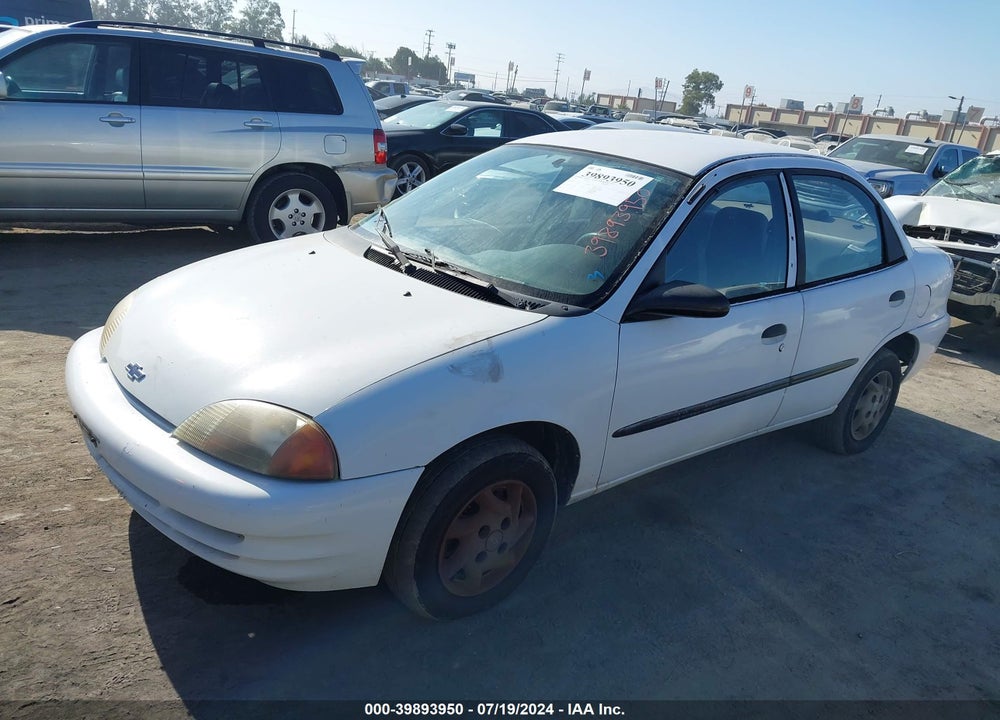 2001 CHEVROLET METRO LSI VIN: 2C1MR522416705036