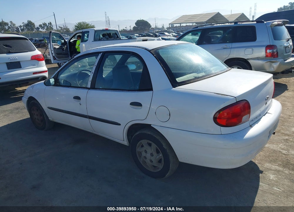 2001 CHEVROLET METRO LSI VIN: 2C1MR522416705036