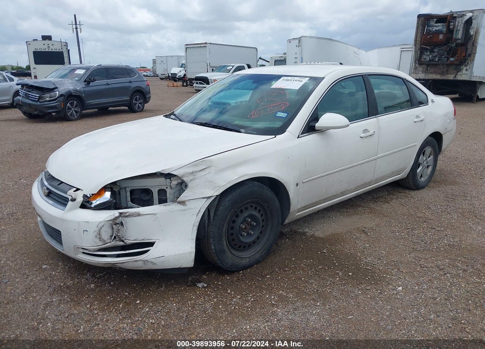 2007 CHEVROLET IMPALA LT VIN: 2G1WT58K679153494