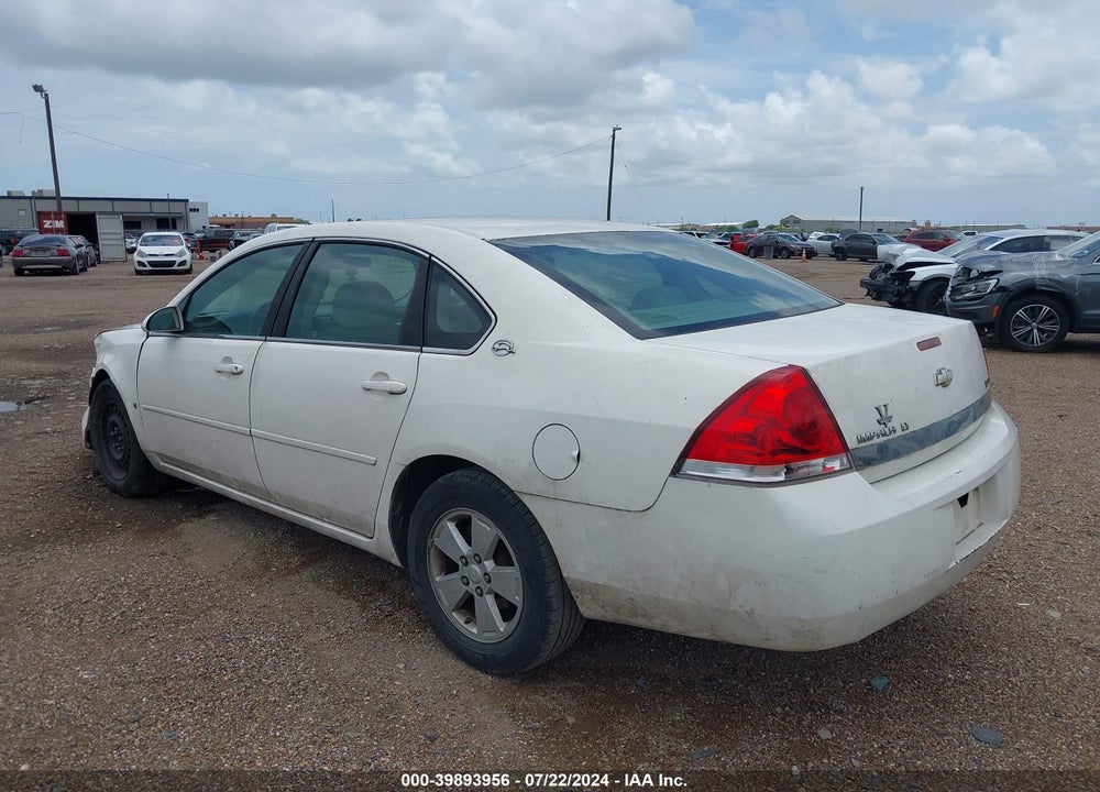 2007 CHEVROLET IMPALA LT VIN: 2G1WT58K679153494
