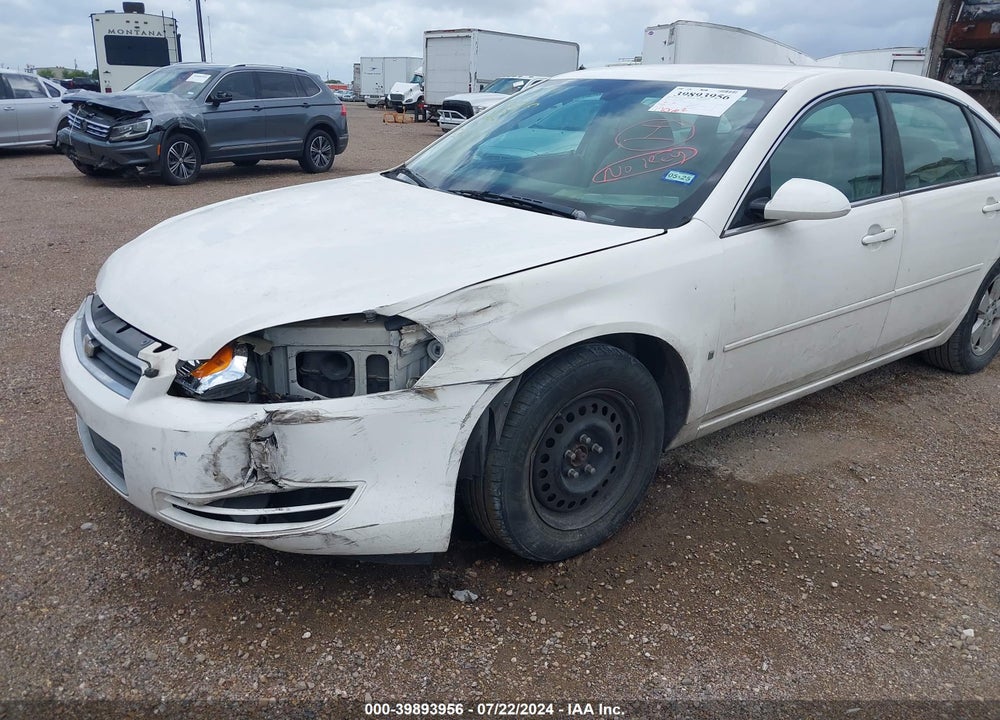 2007 CHEVROLET IMPALA LT VIN: 2G1WT58K679153494
