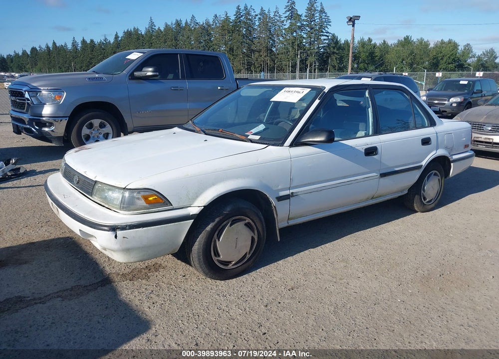 1992 TOYOTA COROLLA DLX VIN: 1NXAE94A5NZ376072