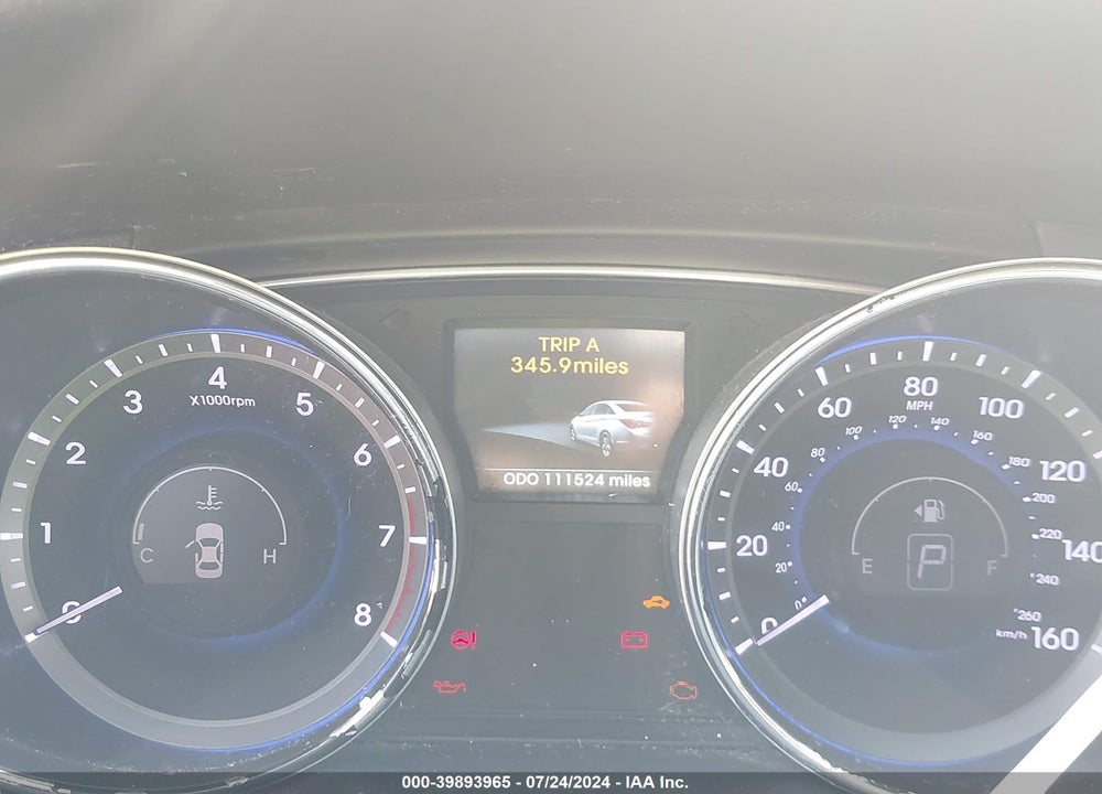 2014 HYUNDAI SONATA SE VIN: 5NPEC4AC1EH875885