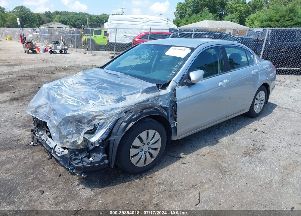 2012 HONDA ACCORD 2.4 LX VIN: 1HGCP2F34CA136346